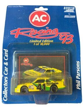 1993 Action Racing Phil Parsons #41 1/64 Diecast Car w/Collector Card